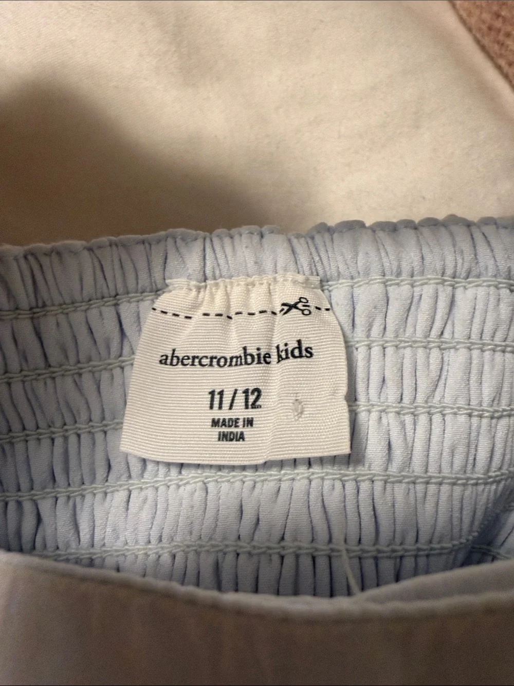 abercrombie kids Pale Blue Ruffle Tiered Sundress